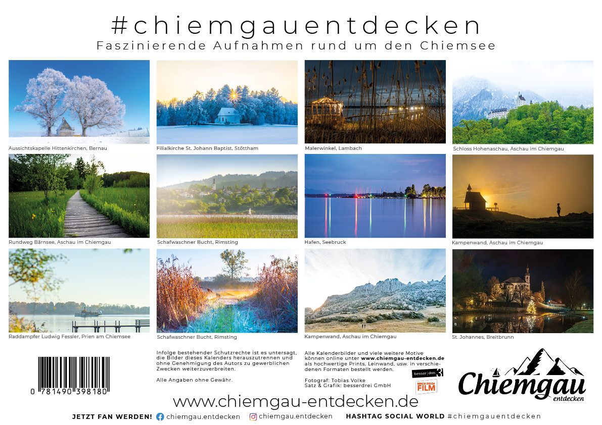 Bilder für den Chiemgau DIN A3 / A2 Kalender 1