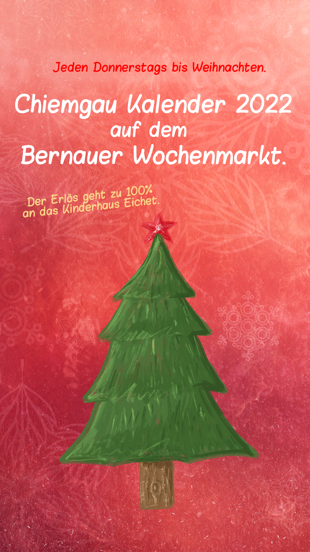 Chiemgau Kalender 2022 auf dem Wochenmarkt in Bernau 2