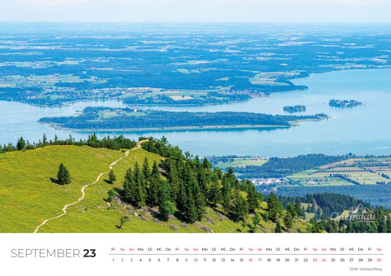 CHIEMGAU KALENDER 2023 - DIN A3 12