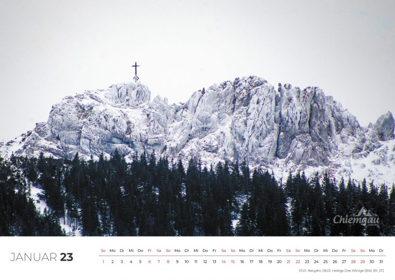 CHIEMGAU KALENDER 2023 - DIN A2 – Bild 2
