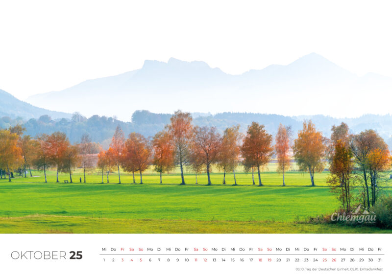 CHIEMGAU WANDKALENDER 2025 – Bild 13