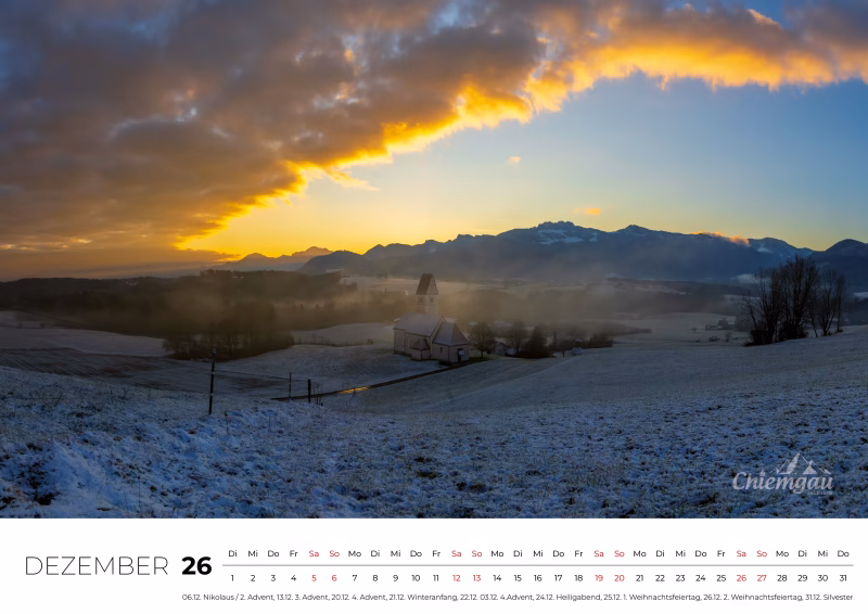 Chiemgau-Kalender 2026 – Ein Jahr voller Bergmomente & Seenzauber – Bild 13