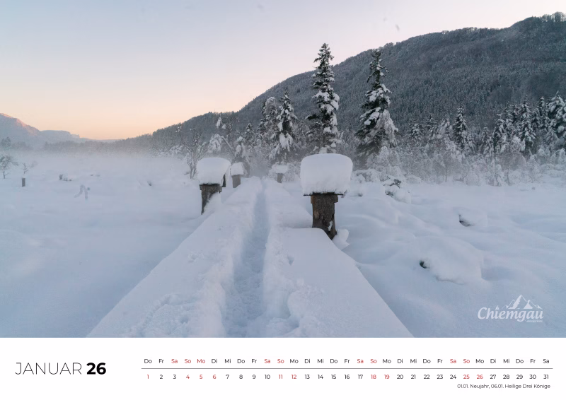 Chiemgau-Kalender 2026 – Ein Jahr voller Bergmomente & Seenzauber – Bild 2