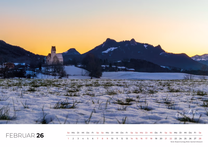 Chiemgau-Kalender 2026 – Ein Jahr voller Bergmomente & Seenzauber – Bild 3