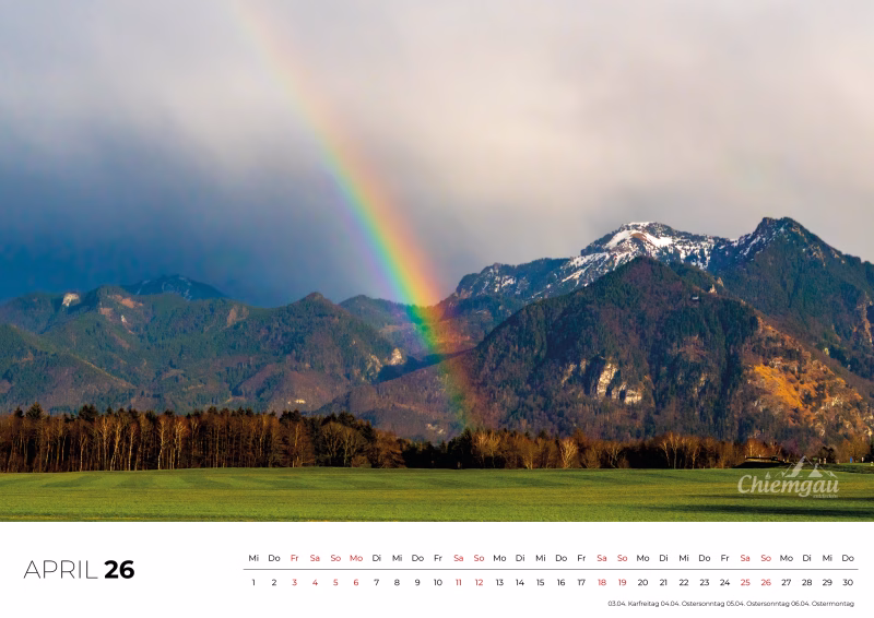 Chiemgau-Kalender 2026 – Ein Jahr voller Bergmomente & Seenzauber – Bild 11