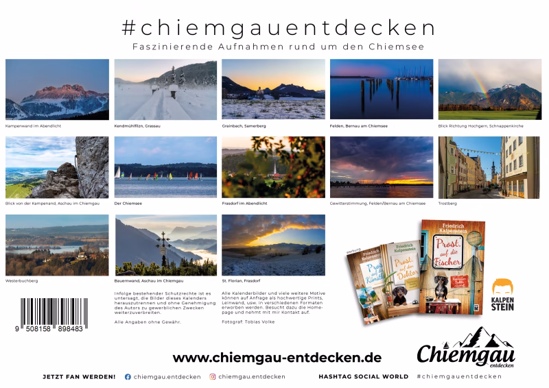 Chiemgau-Kalender 2026 – Ein Jahr voller Bergmomente & Seenzauber – Bild 14